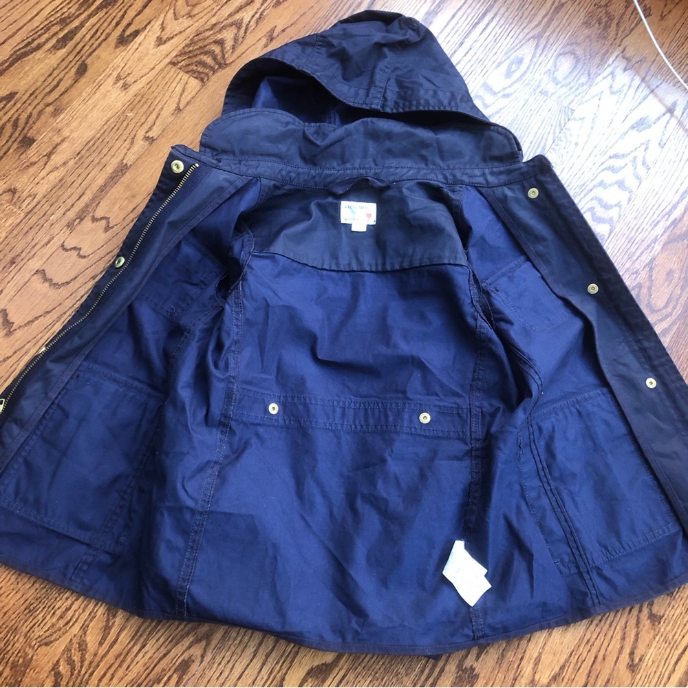 Crewcuts Navy Hooded Jacket 6/7 - Picture 3 of 9